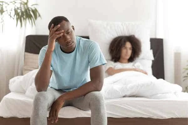 Man upset about ED symptoms Rhyl