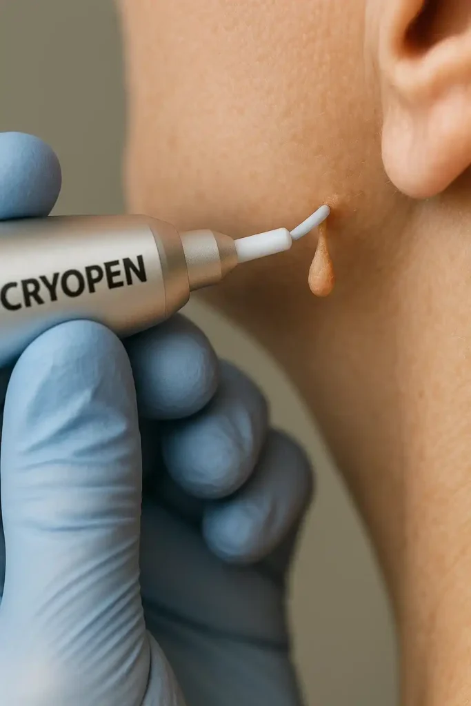 Cryopen for skin tags removal Rhyl speak to our team today!