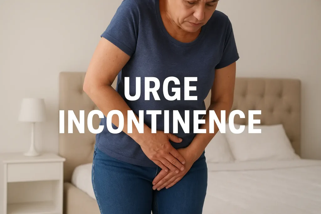 how to manage urge incontinence Rhyl symptoms