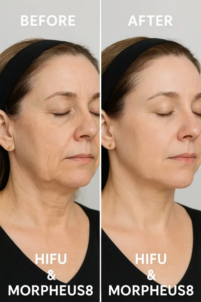 HIFU & Morpheus8 treatment results Rhyl - book in today!